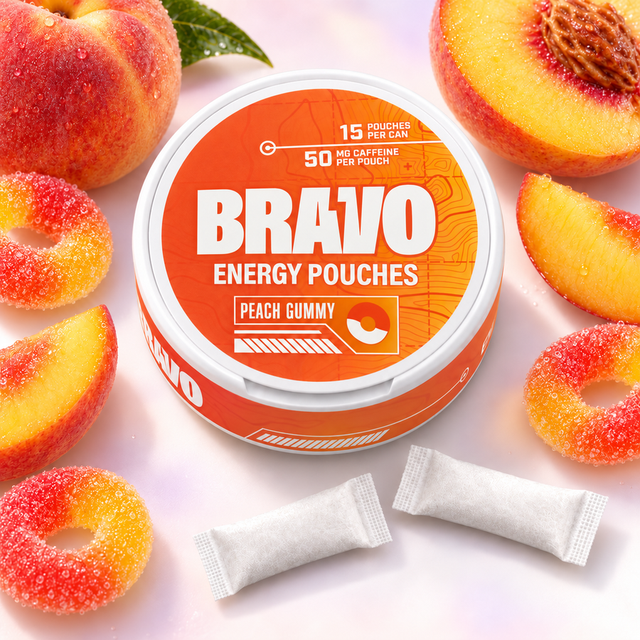 BRAVO Energy — Peach Gummy