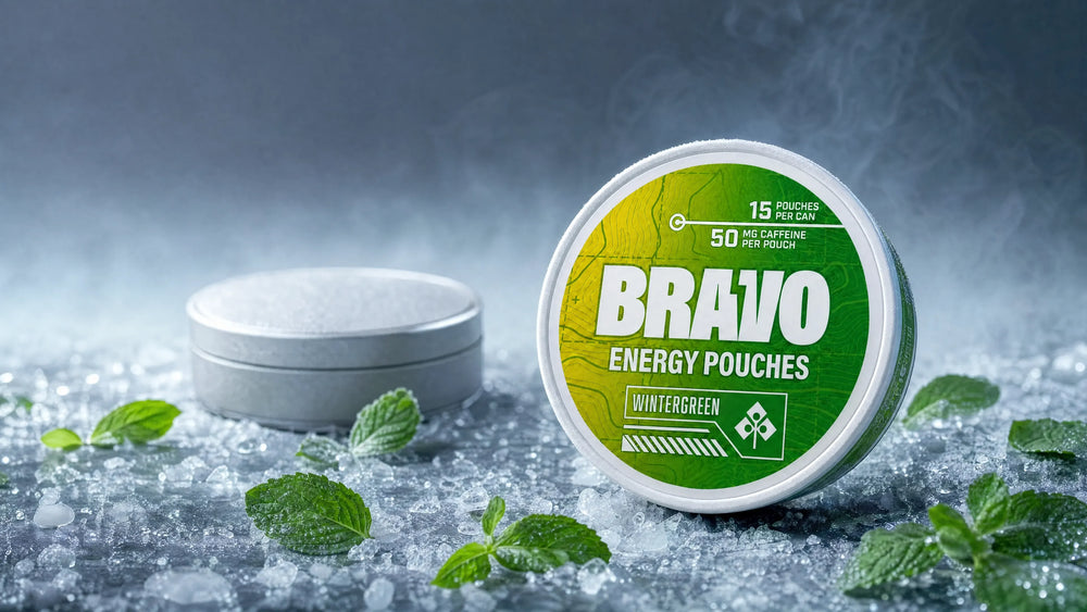 Red On caffeine pouches review 2026: Bravo Wintergreen can compared to competitor pouches