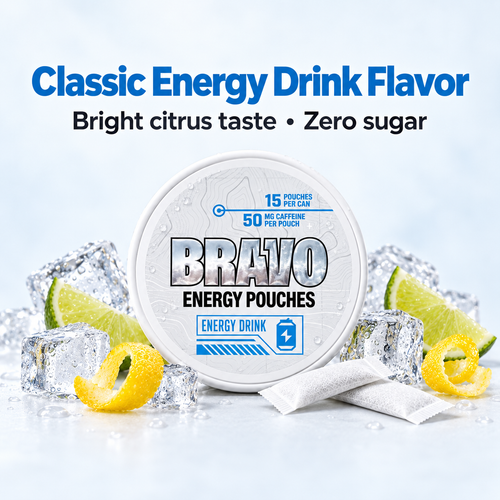 Bravo Energy Energy Drink flavor headline