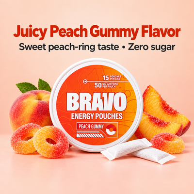 BRAVO Energy — Peach Gummy 2