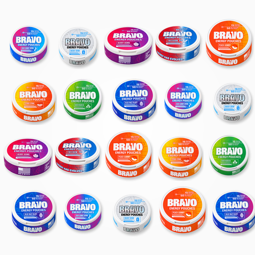 BRAVO Energy 20-can supply drop using the current Energy flavor lineup