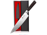 imarku Japanese Chef Knife 8 Inch (Deep Brown Pakkawood Handle)