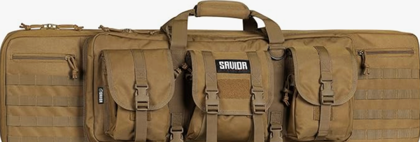 Savior Equipment American Classic Double Long Gun Bag (42in, Flat Dark Earth Tan) 1