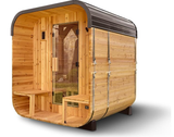 Backyard Discovery Lennon 2-4 Person Cedar Outdoor Cube Sauna w/ Porch